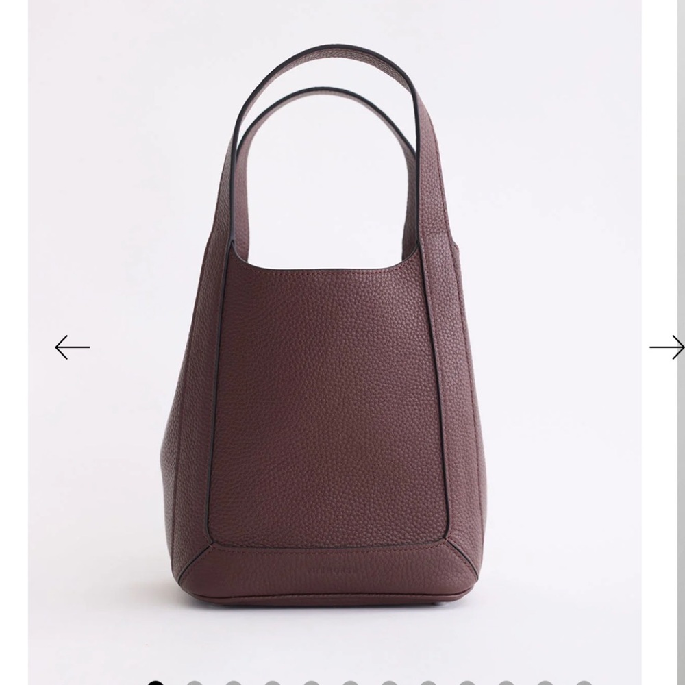 The Horse Alexie Tote Coffee Pebbled Leather